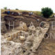 Момент от проучването на южните крепостни стени на римския град Улпия Ескус