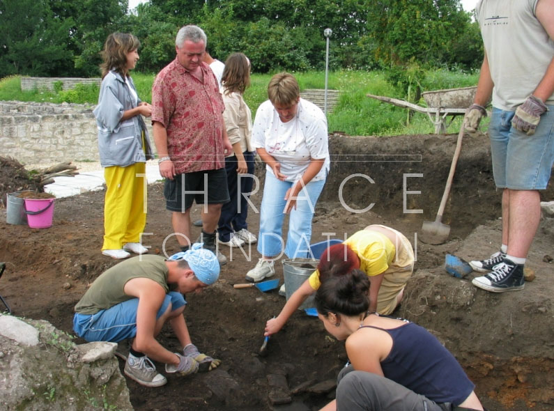Етап от археологическите проучвания на древния Абритус