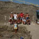 Част от екипа в гроба в "Якимова могила" (сн. Ст. Димов)